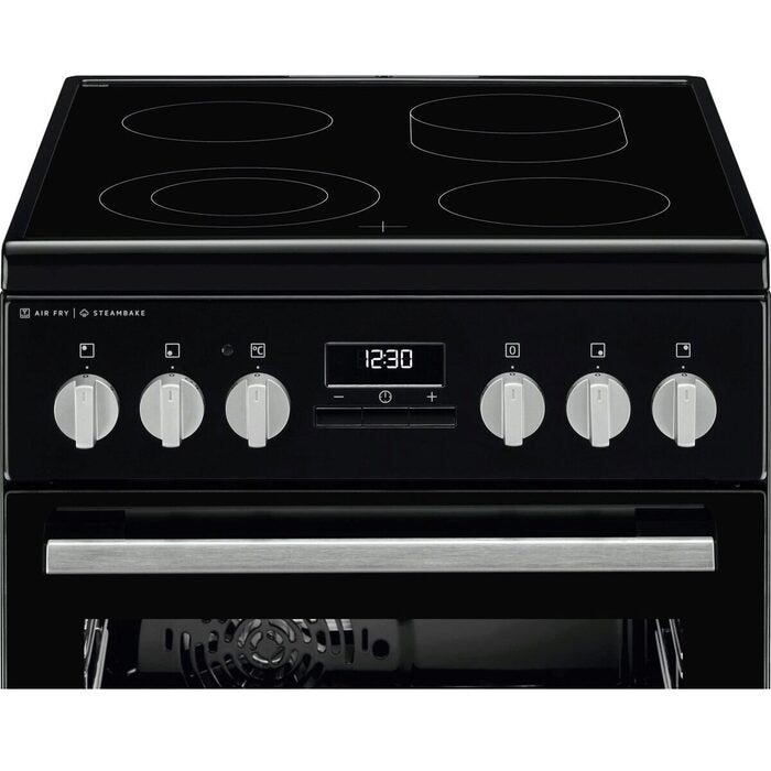 Electrolux elektriskā plīts ar elektrisko cepeškrāsni, melna LKR564275K