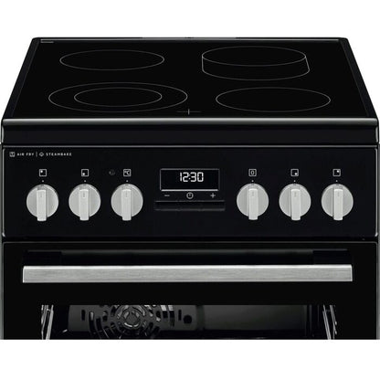 Electrolux elektriskā plīts ar elektrisko cepeškrāsni, melna LKR564275K