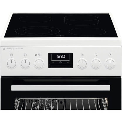 AEG keramiskā plīts, Steambake 6000. sērijas, balta CCB56491BW