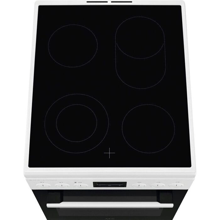 AEG keramiskā plīts, Steambake 6000. sērijas, balta CCB56491BW