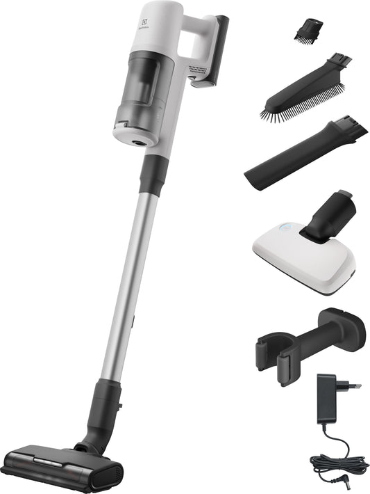 Electrolux 600 bezvadu putekļusūcējs bez maisiņa, balts EP61HB21UV