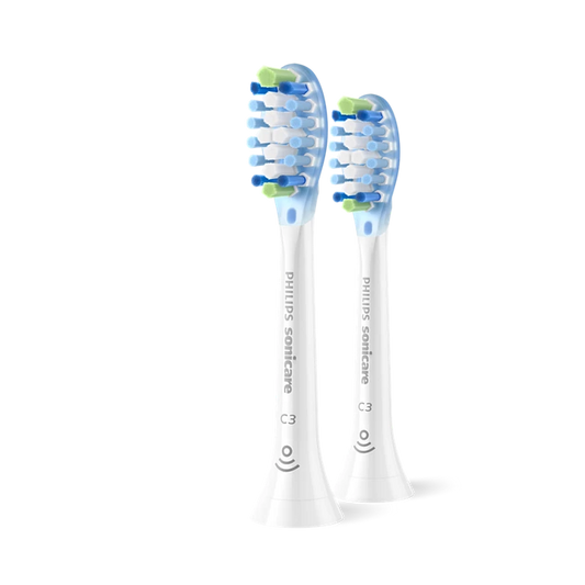 Sonicare C3 Premium Plaque Defence zobu birstes uzgalis (2gab) balts HX9042/87