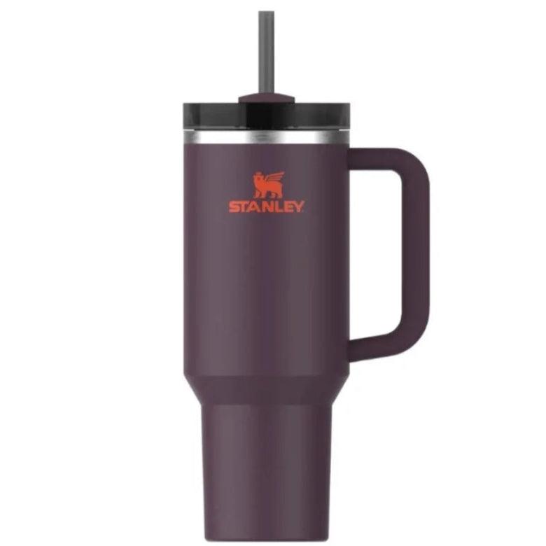 Termokrūze ar salmiņu STANLEY The Quencher H2.O FlowState Tumbler 1.18L tumši violeta - DomoTehnika
