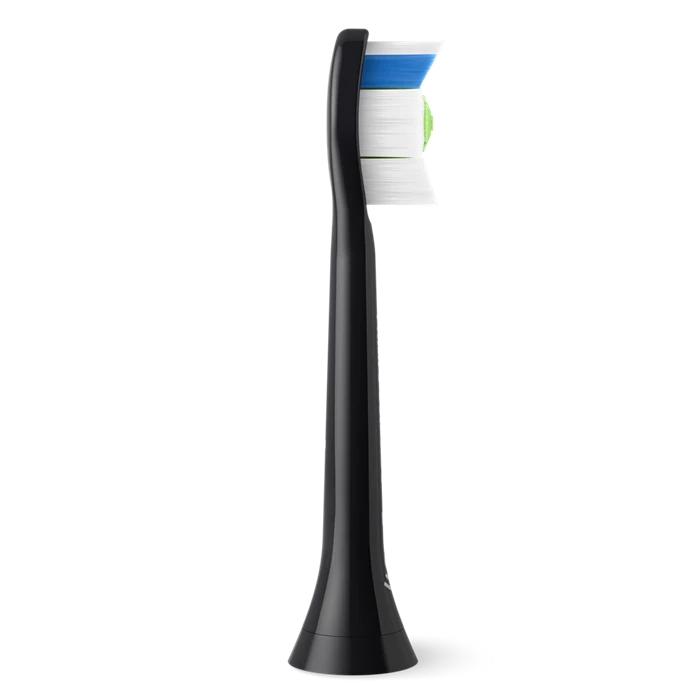 PHILIPS Sonicare Optimal White birstes uzgaļi (8gab.), melns HX6068/88