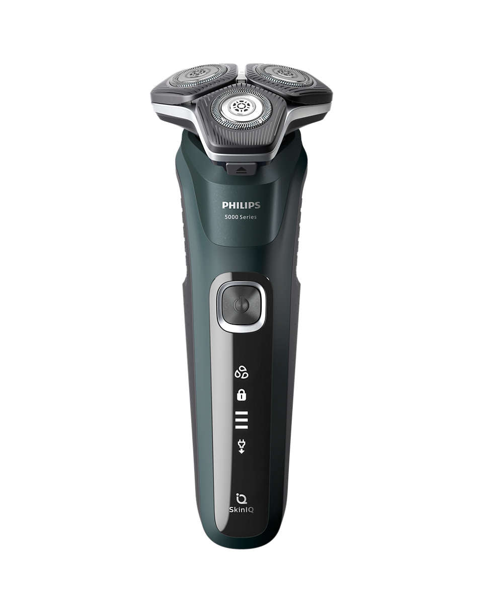 PHILIPS series 5000 Elektriskais skuveklis,  Wet &amp; Dry, tumši zaļa S5884/50
