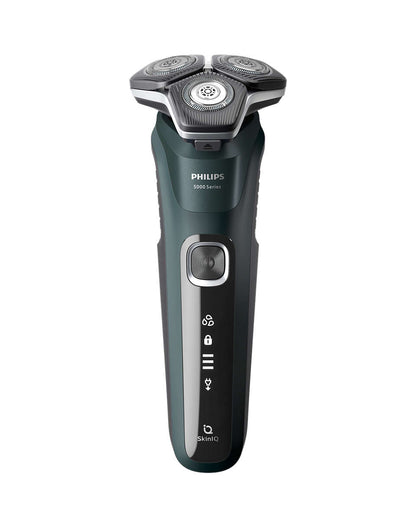 PHILIPS series 5000 Elektriskais skuveklis,  Wet &amp; Dry, tumši zaļa S5884/50