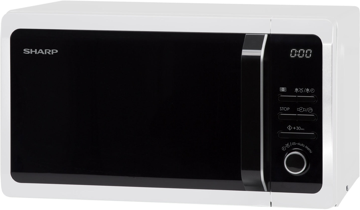 SHARP mikroviļņu krāsns, 20l, 800W balta R243W