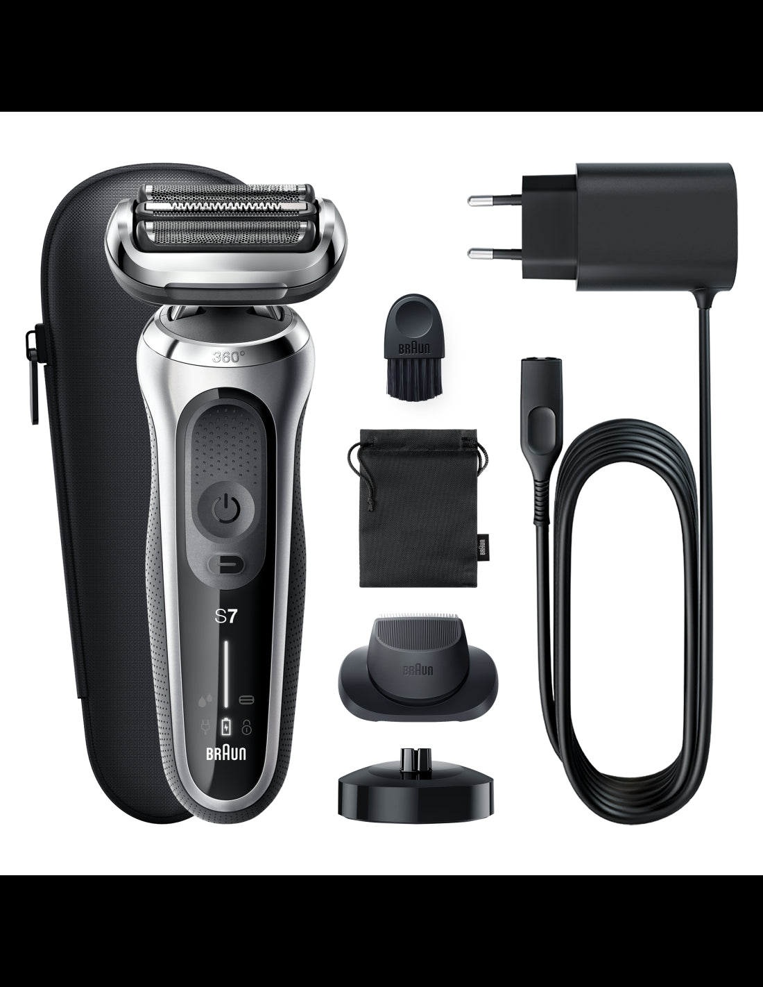 BRAUN Series 7 360 Flex skuveklis  AutoSense, sudraba 71-S4200cs