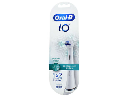 Toothbrush heads BRAUN iO TG-2 Spec Clean white 2pcs