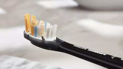 Sonicare A3 Premium All-in-Onel Standard zobu birstes uzgalis, 2gab, melns HX9092/11