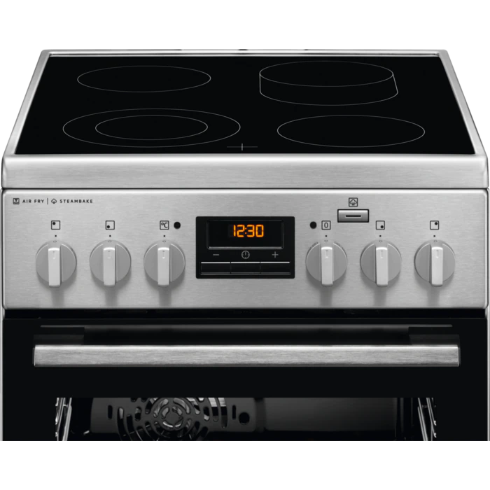 Electrolux elektriskā plīts ar elektrisko cepeškrāsni, nerūsoša tērauda, 50cm LKR564200X
