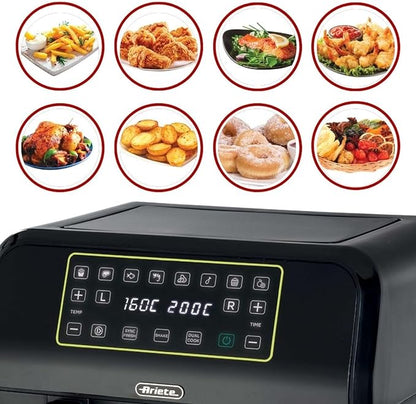 Ariete karstā gaisa friteris, dual, melns A4623