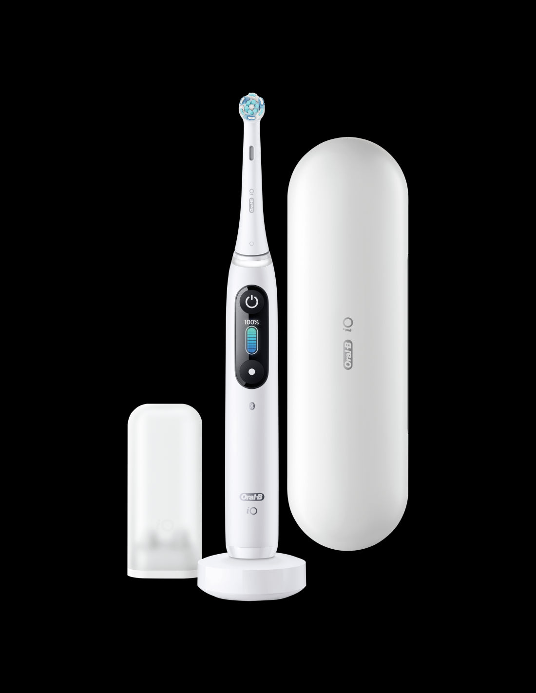BRAUN Series iO8 el.zobu  birste, White Alabaster iOM8.1A1.1BD