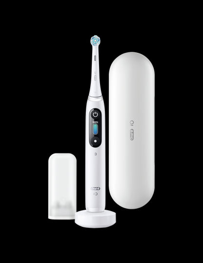 BRAUN Series iO8 el.zobu  birste, White Alabaster iOM8.1A1.1BD