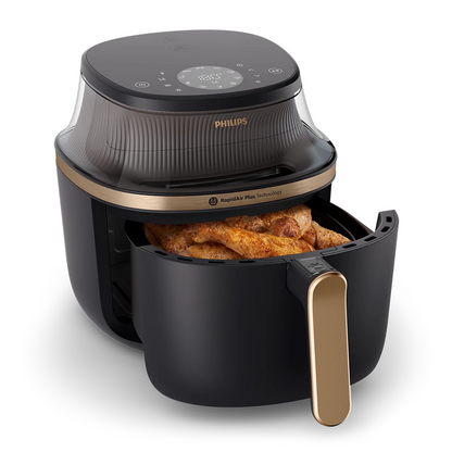 Philips 3000. sērijas karstā gaisa katls , 1700W, 6.2l , melns NA332/00