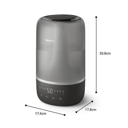 PHILIPS gaisa mitrinātājs, Ogles pelēks HU1510/03