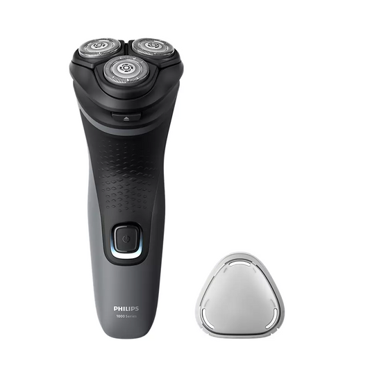 PHILIPS Shaver Series 1000  Elektriskais skuveklis sausai un mitrai skūšanai, pelēks S1142/00