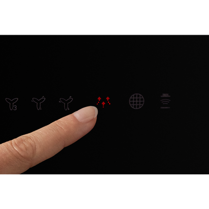 Electrolux skursteņa tipa nosūcējs, 90 cm, melns LFV619R