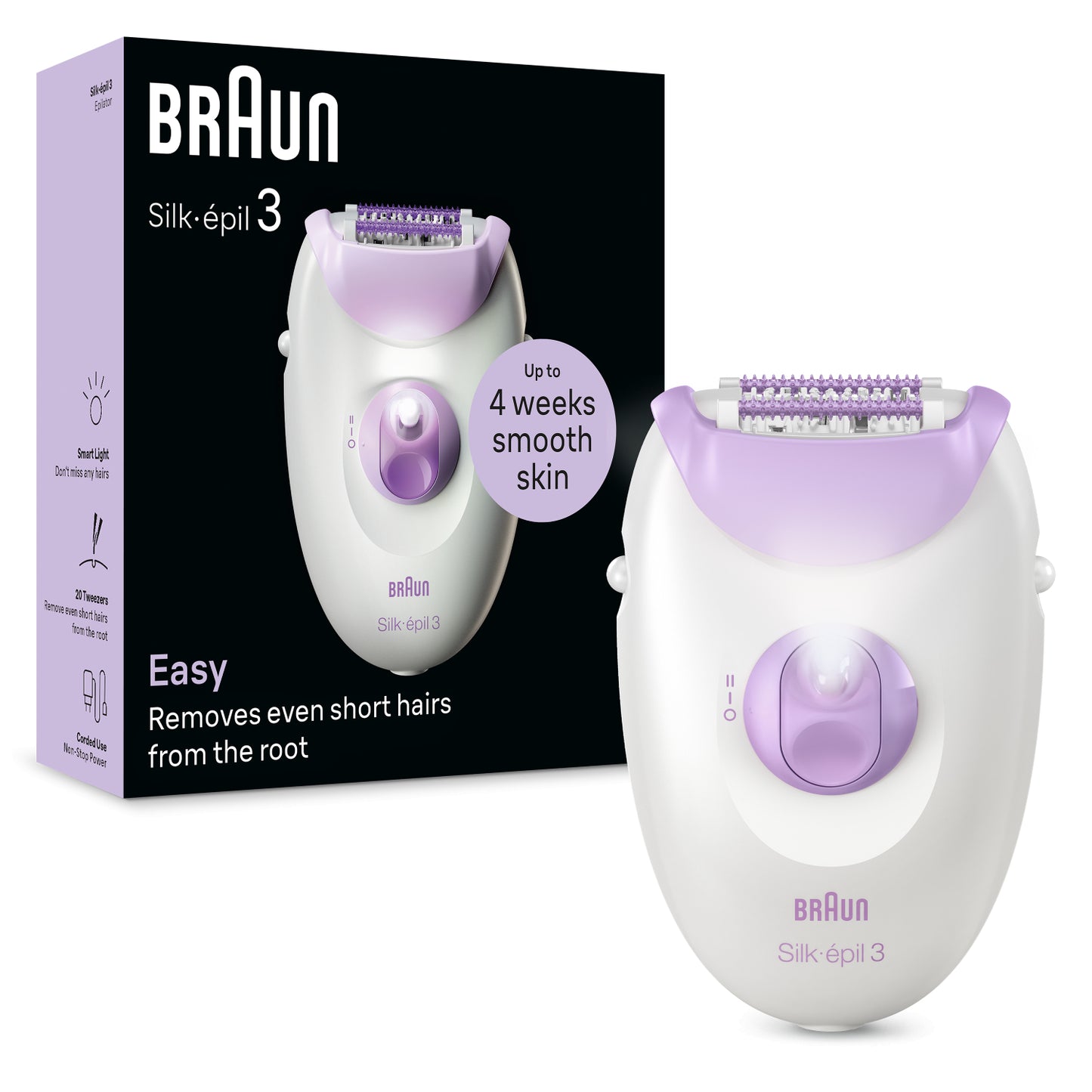 BRAUN Silk 3 epilators SE3-000