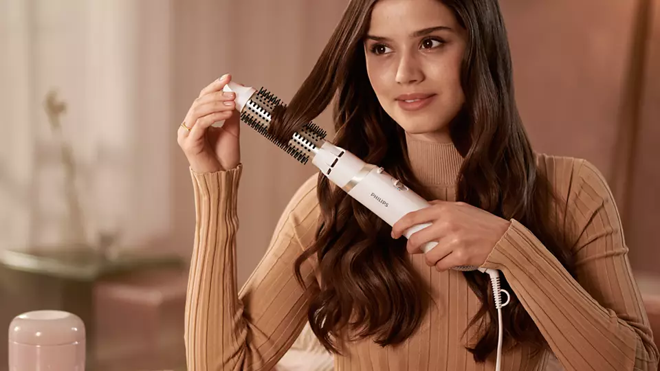 PHILIPS Air Styler Essential matu veidotājs, 800W, balts BHA303/00