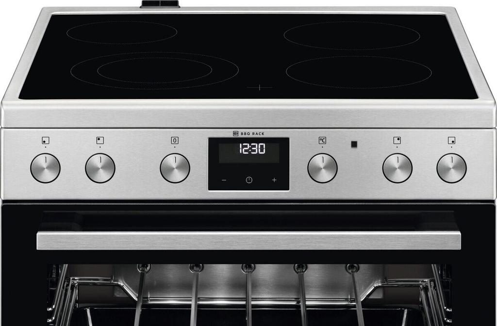 AEG 5000.sērijas SurroundCook stikla keramikas plīts, 59.6cm, nerūsējoša tērauda CCB6443NBM