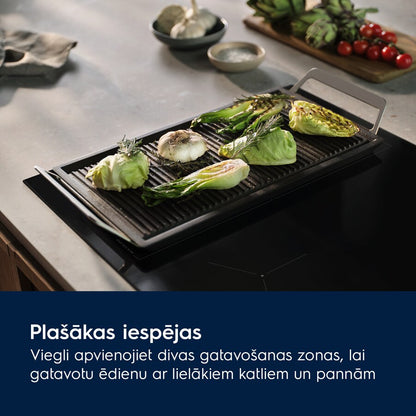 Electrolux 600 Flex Bridge ar Hob2Hood indukcijas plīts virsma, 60cm EIV64453