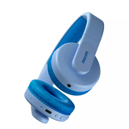 PHILIPS on-ear austiņas ar Bluetooth bērniem, zilas TAK4206BL/00