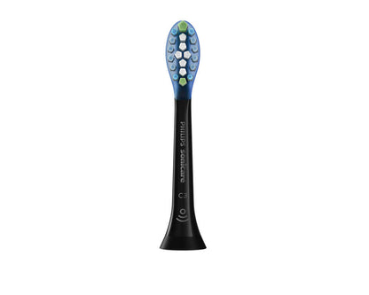 Sonicare C3 Premium Plaque Defence zobu birstes uzgalis, 4 gab, melns HX9044/33