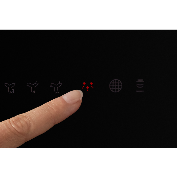 Electrolux skursteņa tipa nosūcējs, 90 cm, melns LFV619R