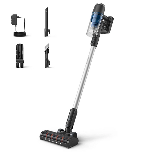 PHILIPS 3000 series bezvada spieķa tipa putekļsūcējs, tumši zils XC3032/01
