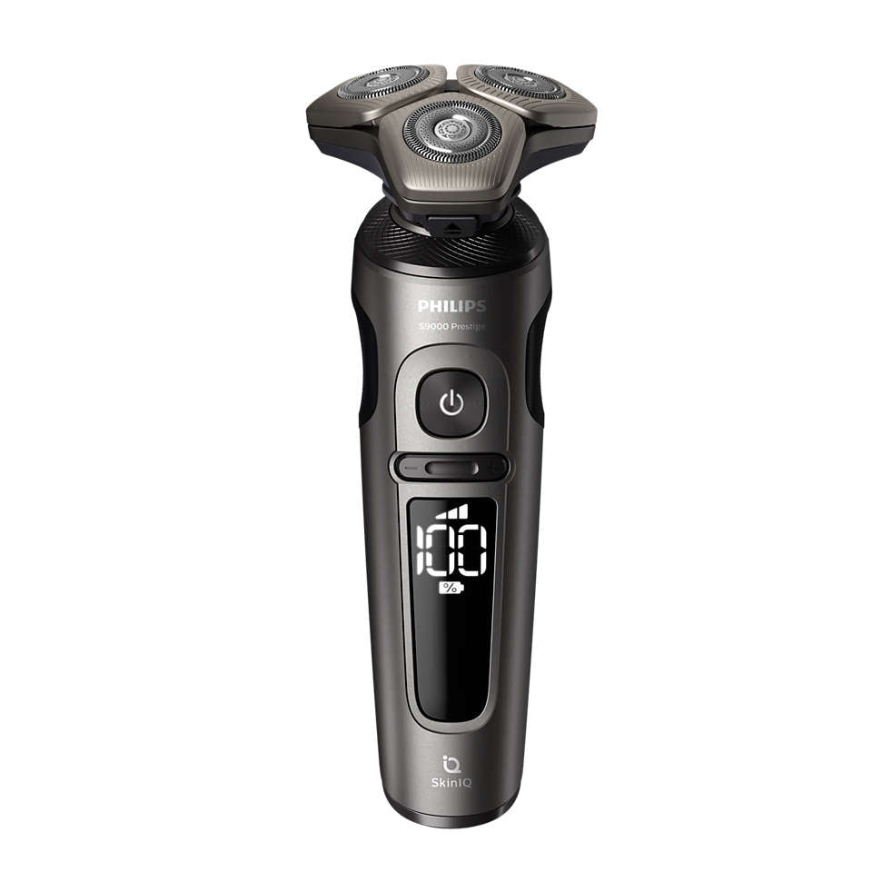 PHILIPS Shaver Prestige series 9000 Elektriskais skuveklis mitrai un sausai skūšanai, melns SP9872/15