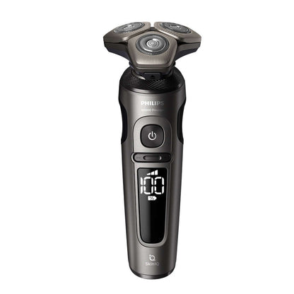PHILIPS Shaver Prestige series 9000 Elektriskais skuveklis mitrai un sausai skūšanai, melns SP9872/15