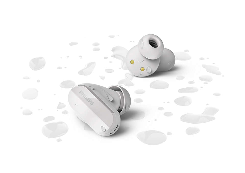 PHILIPS in-ear true bezvadu austiņas ar portatīvo uzlādes ietvaru, baltas TAT3508WT/00