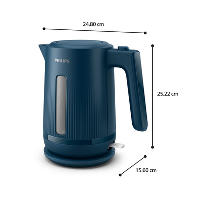 PHILIPS 3000. sērijas Basic tējkanna, 1.7L, zila HD9411/70