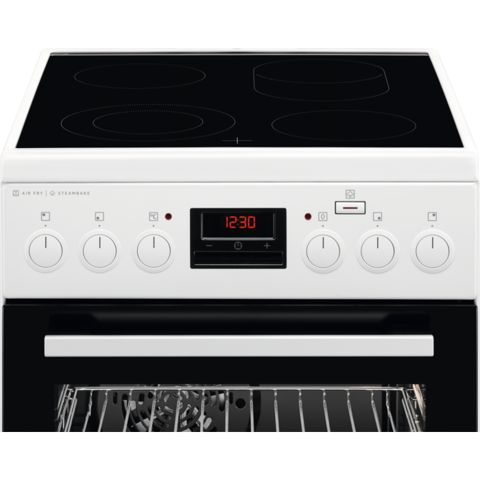 AEG keramiska plīts, balta CCB56481BW