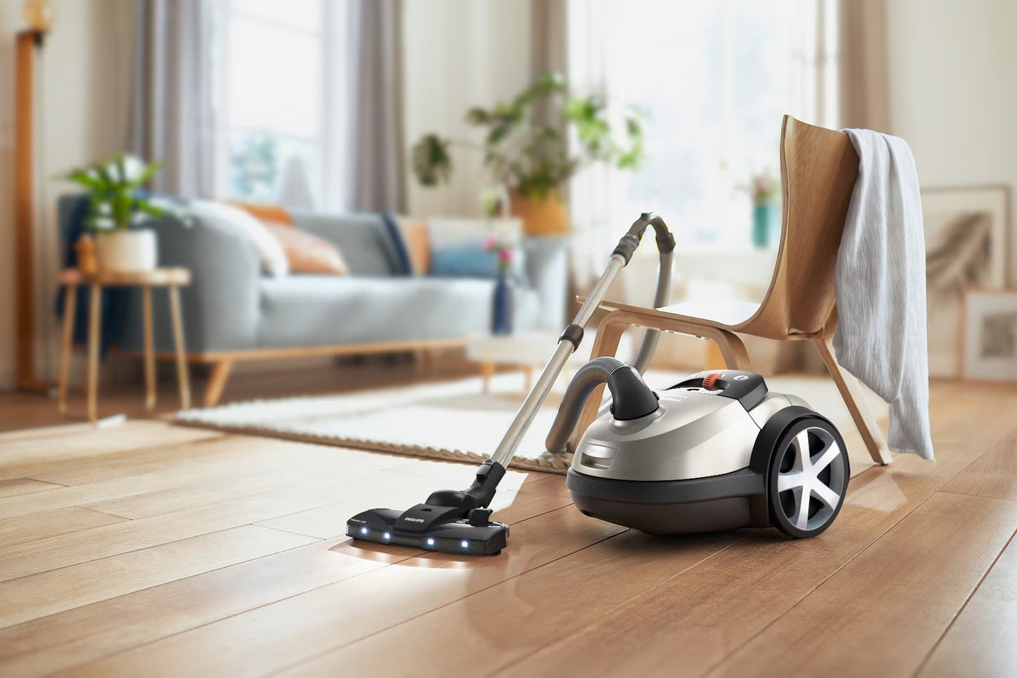 PHILIPS 8000 Series putekļsūcējs, 900 W, pelēks XD8152/12