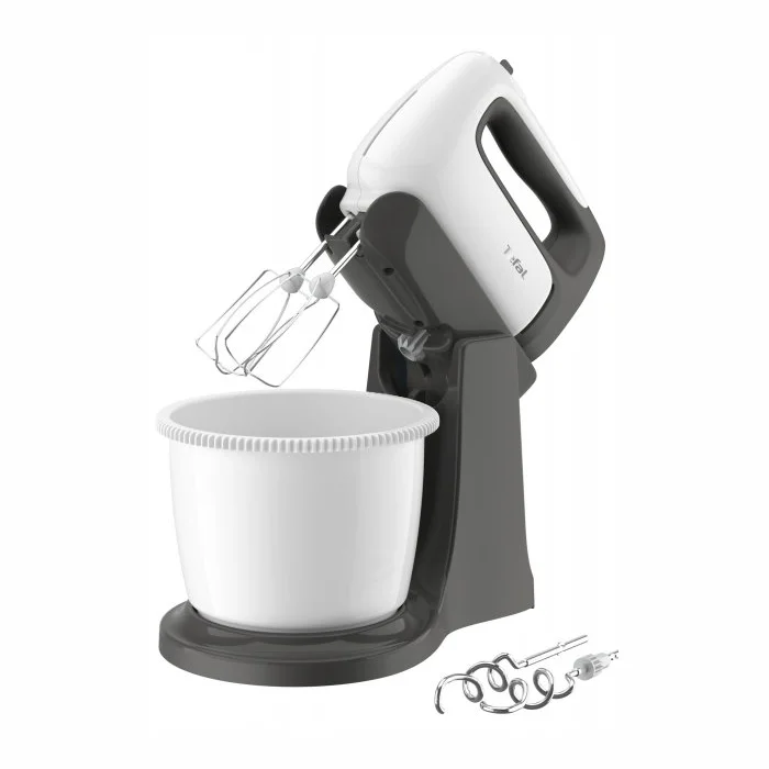 TEFAL mikseris Prep'Mix+, 500W, balts/pelēks HT464138