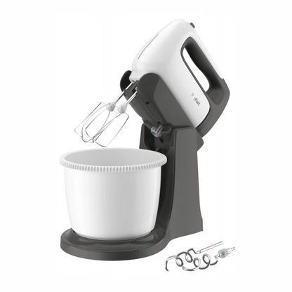 TEFAL mikseris Prep'Mix+, 500W, balts/pelēks HT464138