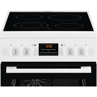 Electrolux elektriskā plīts ar elektrisko cepeškrāsni, balta, 50cm LKR540200W