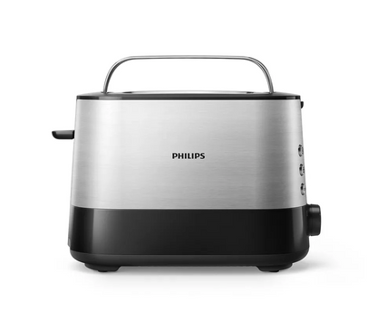 PHILIPS Tosteris 1000W, melns HD2635/90