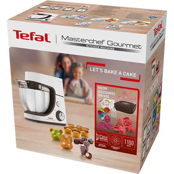 TEFAL virtuves kombains, balts QB51K138