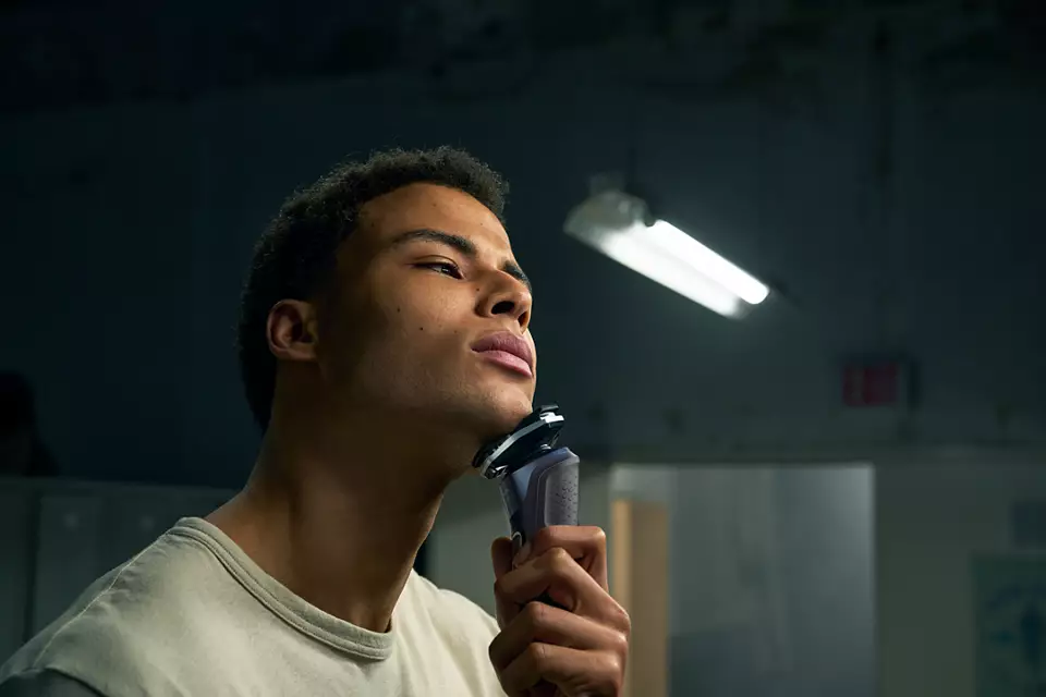 PHILIPS Shaver Series 5000, Wet&amp; Dry skuveklis (lādējams), zils S5885/35