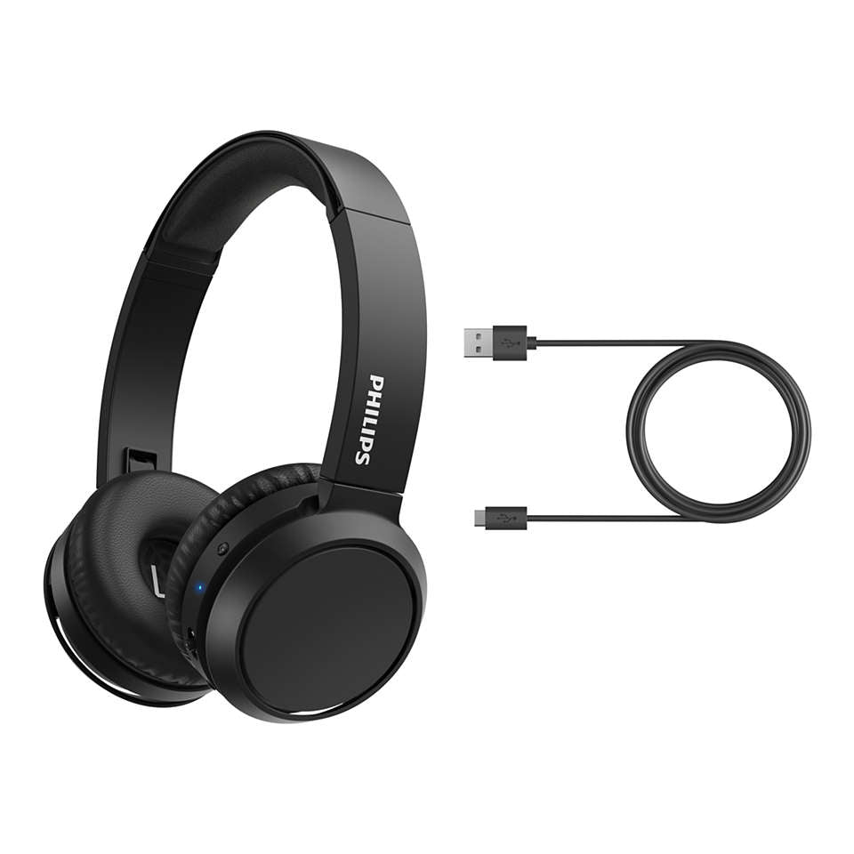 PHILIPS austiņas On-Ear ar Bluetooth, melnas TAH4205BK/00