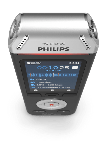 PHILIPS diktafons, 8 GB DVT2110