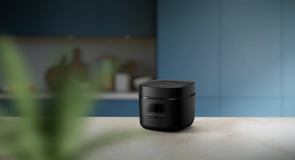 PHILIPS 3000. sērijas Mini rīsu vārāmais katls, melns HD3080/80
