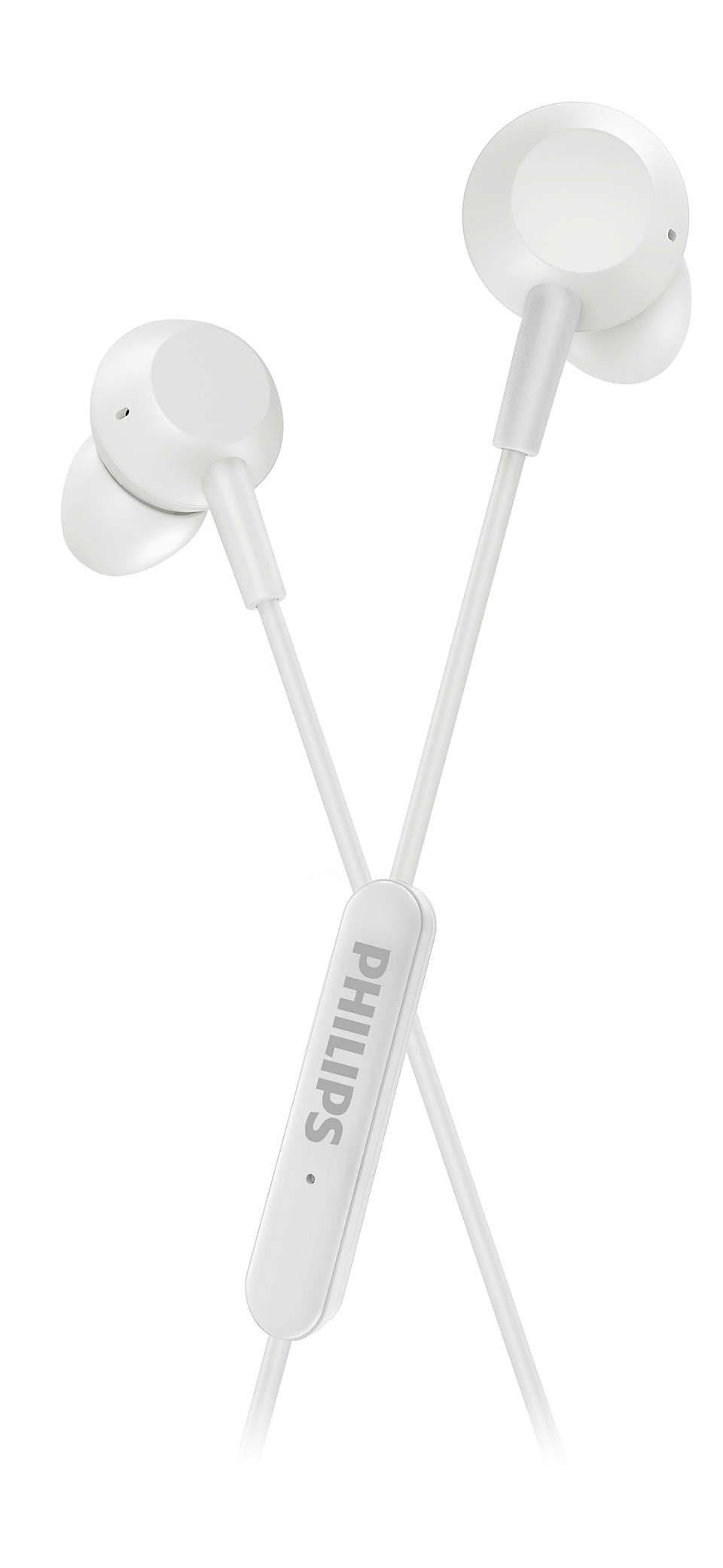 PHILIPS In-Ear austiņas ar mikrofonu, baltas TAE5008WT/00