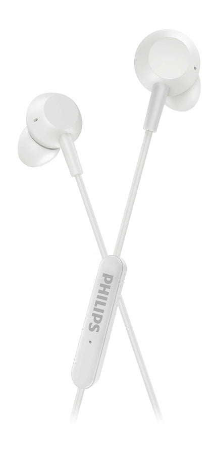 PHILIPS In-Ear austiņas ar mikrofonu, baltas TAE5008WT/00
