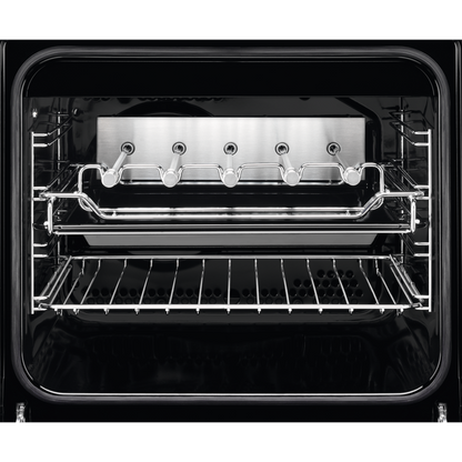 Electrolux 500.sērijas elektriskā plīts ar elektrisko cepeškrāsni, balta, 50cm LKR540202W