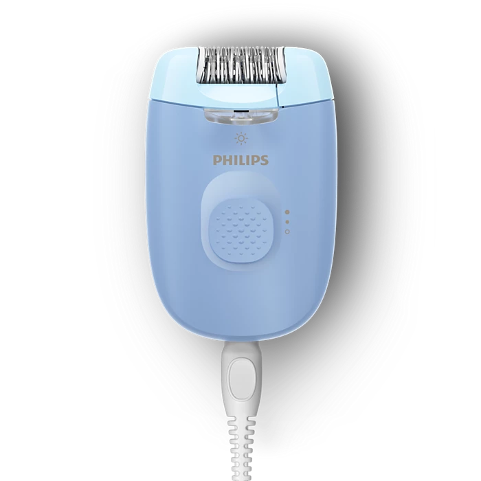 PHILIPS 4000. sērijas epilators ar vadu, zils BRE247/00
