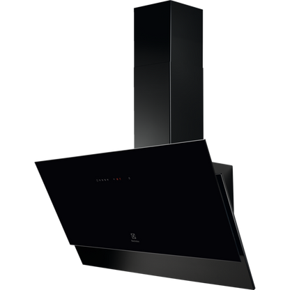 Electrolux skursteņa tipa nosūcējs, 90 cm, melns LFV419K